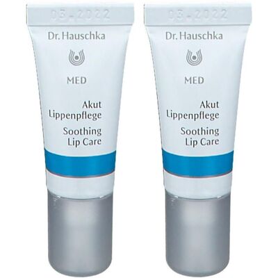 Dr. Hauschka Dr.hauschka MED Akut Lippenpflege Creme 2x 2x5 ml Lippenschutz Dr. Hauschka Dr.hauschka MED Akut Lippenpflege Creme 2x 2x5 ml Lippenschutz