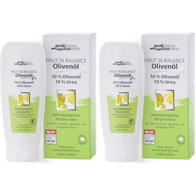medipharma cosmetics Haut IN Balance Olivenöl Körpercreme 10% 2x 2x200 ml Creme medipharma cosmetics Haut IN Balance Olivenöl Körpercreme 10% 2x 2x200 ml Creme