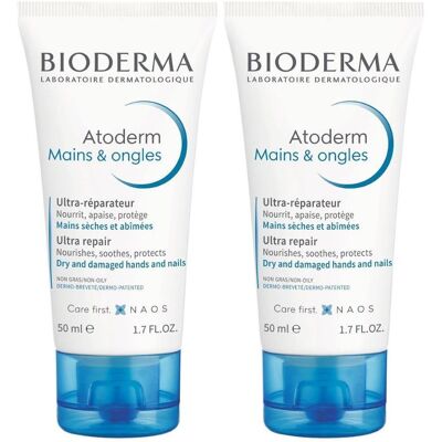 Bioderma Atoderm Mains Handcreme 2x 2x50 ml Creme Bioderma Atoderm Mains Handcreme 2x 2x50 ml Creme