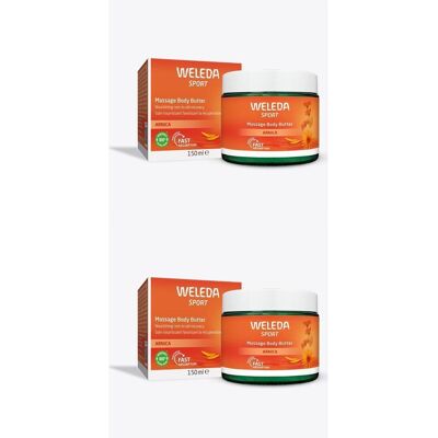 Weleda Sport Massage Body Butter 2x 2x150 ml Weleda Sport Massage Body Butter 2x 2x150 ml