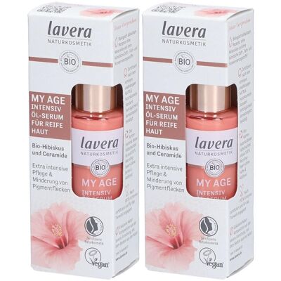 Lavera My Age Intensiv Öl-Serum dt 2x 2x30 ml Elixier Lavera My Age Intensiv Öl-Serum dt 2x 2x30 ml Elixier