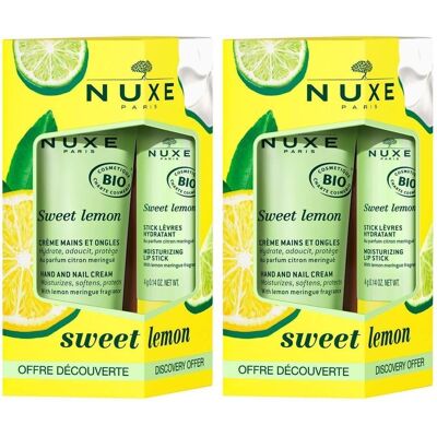Nuxe Set 24 Sweet Lemon Lippenstift+Handcreme 2x 2x1 St Kombipackung Nuxe Set 24 Sweet Lemon Lippenstift+Handcreme 2x 2x1 St Kombipackung