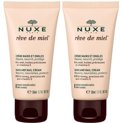 Nuxe Reve de Miel Creme Mains et Ongles 2x 2x50 ml Nuxe Reve de Miel Creme Mains et Ongles 2x 2x50 ml