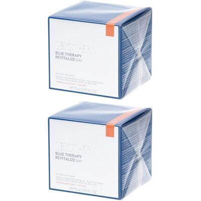 Biotherm Blue Therapy Revitalize Day Cream 2x 2x75 ml Creme Biotherm Blue Therapy Revitalize Day Cream 2x 2x75 ml Creme