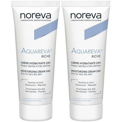 Noreva Aquareva reichhaltige Creme 2x 2x40 ml Noreva Aquareva reichhaltige Creme 2x 2x40 ml