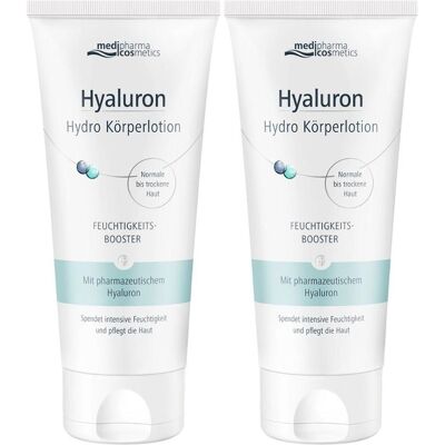 medipharma cosmetics Hyaluron Hydro Körperlotion 2x 2x200 ml Lotion medipharma cosmetics Hyaluron Hydro Körperlotion 2x 2x200 ml Lotion