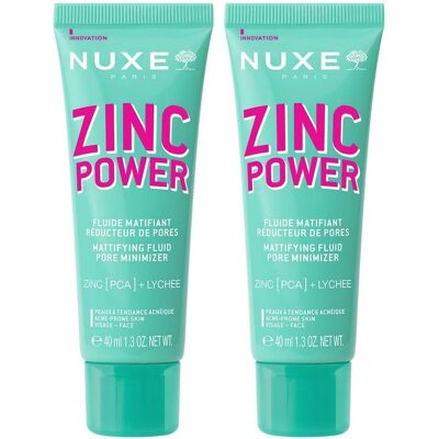 Nuxe Zinc Power Fluid 2x 2x40 ml Lotion Nuxe Zinc Power Fluid 2x 2x40 ml Lotion