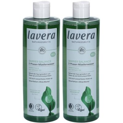 Lavera Barrier Balance 2-Phasen Mizellenwasser DE 2x 2x400 ml Flüssigkeit Lavera Barrier Balance 2-Phasen Mizellenwasser DE 2x 2x400 ml Flüssigkeit