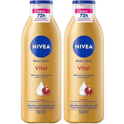 Nivea Body Lotion Vital reichhaltig 2x 2x250 ml Nivea Body Lotion Vital reichhaltig 2x 2x250 ml