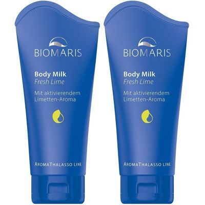 Biomaris Body milk fresh lime 2x 2x200 ml Lotion Biomaris Body milk fresh lime 2x 2x200 ml Lotion