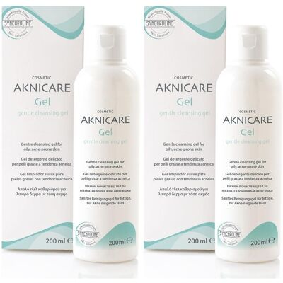 Synchroline Aknicare cleansing gel 2x 2x200 ml Gel Synchroline Aknicare cleansing gel 2x 2x200 ml Gel