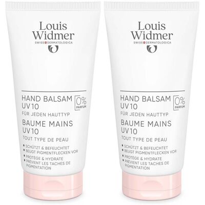 Louis Widmer Widmer Hand Balsam UV 10 o.P. 2x 2x75 ml Louis Widmer Widmer Hand Balsam UV 10 o.P. 2x 2x75 ml