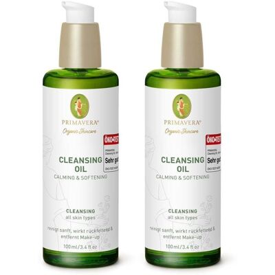 PRIMAVERA Cleansing Oil calming & softening 2x 2x100 ml Öl PRIMAVERA Cleansing Oil calming & softening 2x 2x100 ml Öl