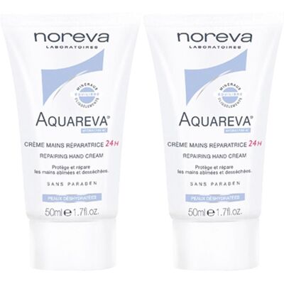 Noreva Aquareva regenerierende Handcreme 2x 2x50 ml Creme Noreva Aquareva regenerierende Handcreme 2x 2x50 ml Creme