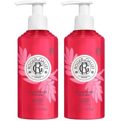 Gallet R&G Gingembre Rouge Wohlfühl-Körperlotion 2x 2x250 ml Lotion Gallet R&G Gingembre Rouge Wohlfühl-Körperlotion 2x 2x250 ml Lotion