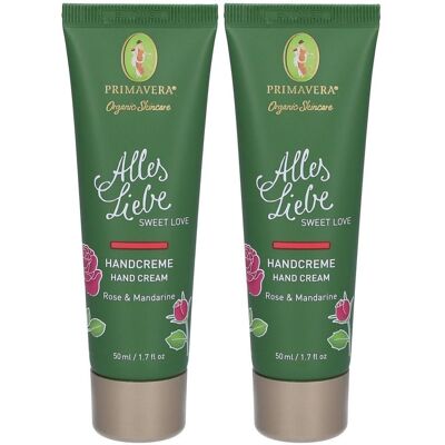 PRIMAVERA Alles Liebe Handcreme 2x 2x50 ml Creme PRIMAVERA Alles Liebe Handcreme 2x 2x50 ml Creme