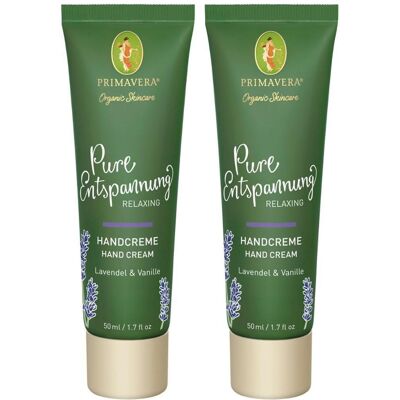 PRIMAVERA Pure Entspannung Handcreme 2x 2x50 ml Creme PRIMAVERA Pure Entspannung Handcreme 2x 2x50 ml Creme
