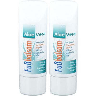 PRO NATURES Aloe Vera Fussbalsam 2x 2x100 ml Creme PRO NATURES Aloe Vera Fussbalsam 2x 2x100 ml Creme