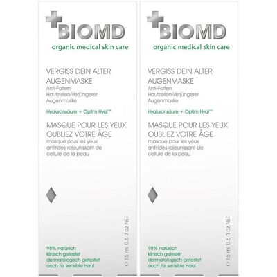 BIOMED BioMD Vergiss dein Alter Anti-Aging Augenmaske 2x 2x15 ml Creme BIOMED BioMD Vergiss dein Alter Anti-Aging Augenmaske 2x 2x15 ml Creme