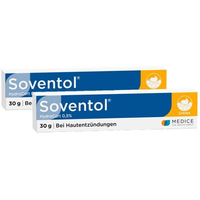 Soventol Hydrocort 0,5% Crème x2 2x30 g Creme Soventol Hydrocort 0,5% Crème x2 2x30 g Creme