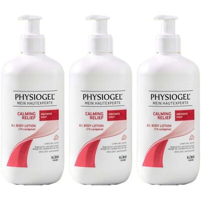 Physiogel Calming Relief A.I.Bodylotion x3 3x400 ml Lotion Physiogel Calming Relief A.I.Bodylotion x3 3x400 ml Lotion