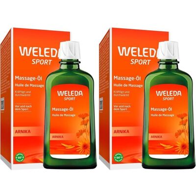 Weleda Sport Massage-Öl Arnika x2 2x200 ml Öl Weleda Sport Massage-Öl Arnika x2 2x200 ml Öl