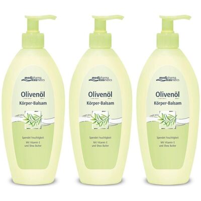 medipharma cosmetics Olivenöl Körperbalsam im Spender x3 3x500 ml Balsam medipharma cosmetics Olivenöl Körperbalsam im Spender x3 3x500 ml Balsam
