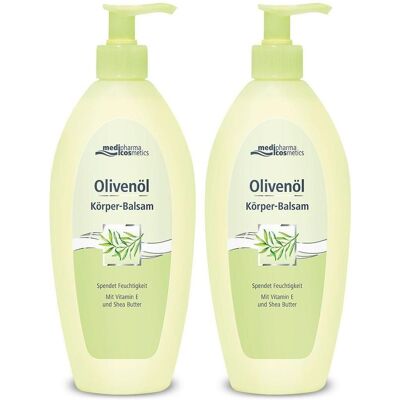 medipharma cosmetics Olivenöl Körperbalsam im Spender x2 2x500 ml Balsam medipharma cosmetics Olivenöl Körperbalsam im Spender x2 2x500 ml Balsam