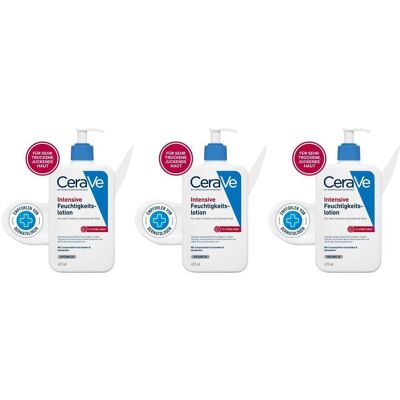 Cerave Intensive Feuchtigkeitslotion x3 3x473 ml Lotion Cerave Intensive Feuchtigkeitslotion x3 3x473 ml Lotion