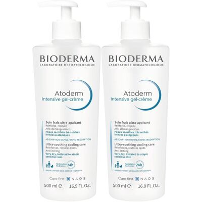 Bioderma Atoderm Intensive Gel-Creme x2 2x500 ml Gel Bioderma Atoderm Intensive Gel-Creme x2 2x500 ml Gel