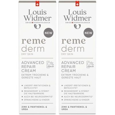 Louis Widmer Widmer Remederm dry Skin Advanced.Repair Cream o.P x2 2x75 ml Creme Louis Widmer Widmer Remederm dry Skin Advanced.Repair Cream o.P x2 2x75 ml Creme