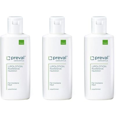 Preval Dermatica Preval Lipolotion x3 3x500 ml Lotion Preval Dermatica Preval Lipolotion x3 3x500 ml Lotion