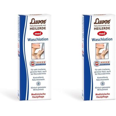 Luvos Naturkosmetik MED Wasch- und Duschlotion x2 2x200 ml Duschgel Luvos Naturkosmetik MED Wasch- und Duschlotion x2 2x200 ml Duschgel