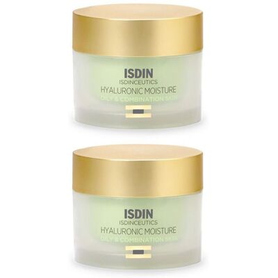 Isdin Isdinceutics Hyal.Moisture fettig Creme x2 2x50 g Isdin Isdinceutics Hyal.Moisture fettig Creme x2 2x50 g