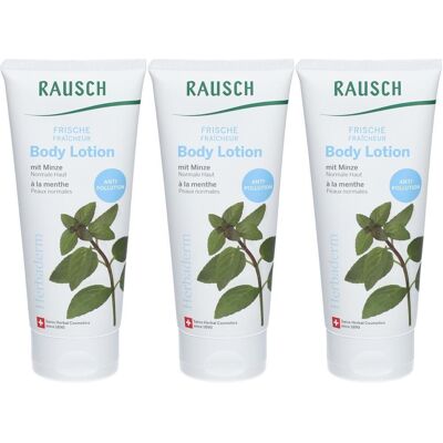 Rausch Frische Bodylotion mit Minze x3 3x200 ml Lotion Rausch Frische Bodylotion mit Minze x3 3x200 ml Lotion