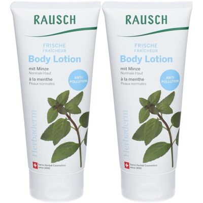 Rausch Frische Bodylotion mit Minze x2 2x200 ml Lotion Rausch Frische Bodylotion mit Minze x2 2x200 ml Lotion