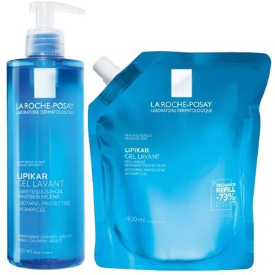La Roche-Posay La Roche Posay Lipikar Gel Lavant + Nachfüllpack Set 2x400 ml Duschgel La Roche-Posay La Roche Posay Lipikar Gel Lavant + Nachfüllpack Set 2x400 ml Duschgel