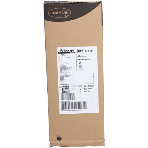 Hartmann Foliodrape protect Lochtuch 75x90 cm/10 cm 40 St Tücher