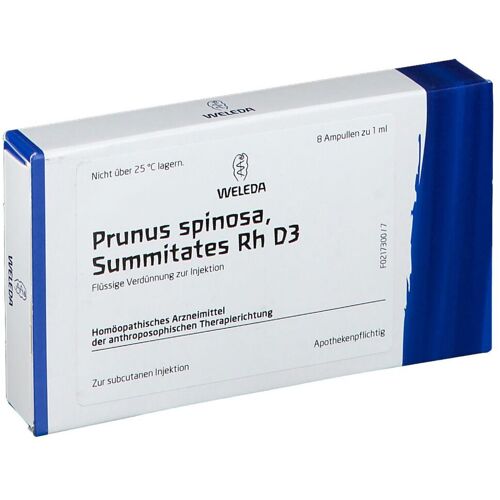 Weleda Prunus Spinosa Summitates Rh D 3 Ampullen 8x1 ml