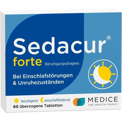Sedacur forte Beruhigungsdragees 60 St Überzogene Tabletten