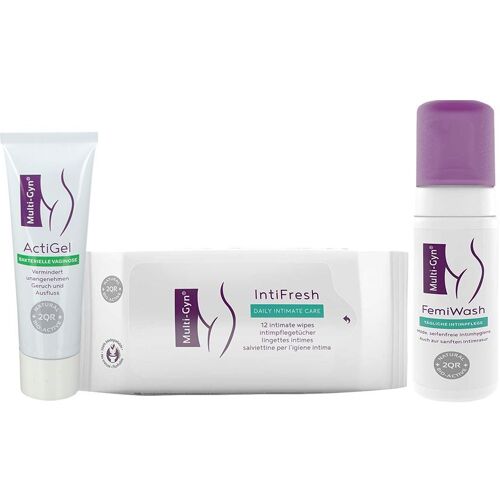 Multi-Gyn ActiGel, FemiWash Schaum und IntiFresh 1 St Set