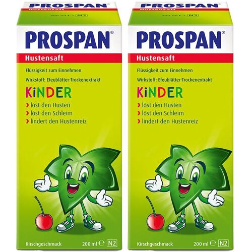 2x Prospan Hustensaft 2x200 ml Flüssigkeit zum Einnehmen