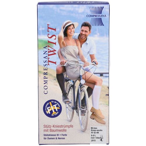 Compressana Twist St.Kniestr.42-44 Gr.4 schwarz 2 St Sonstige