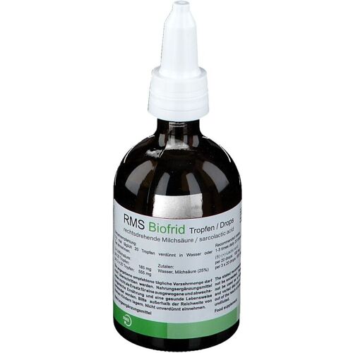 RMS Biofrid Milchsäure rechtsdrehend Tropfen 100 ml