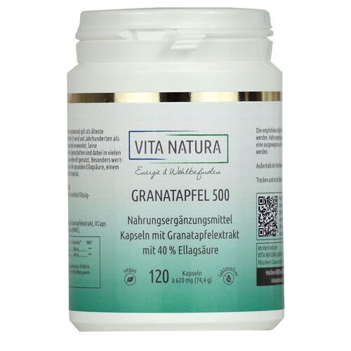 Vita Natura Granatapfel 500 mg Vegi-Kapseln 120 St Kapseln