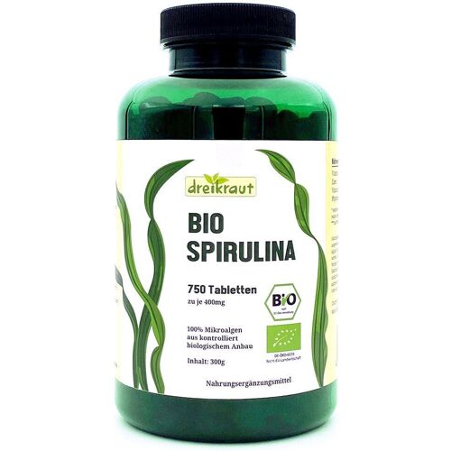 dreikraut BIO Spirulina Tabletten 750 St