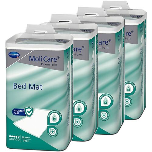 Molicare Premium Bed Mat 5 Tropfen 60x60 cm 4x30 St Unterlagen