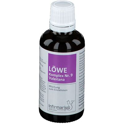 Infirmarius Löwe Komplex Nr.9 Valeriana Tropfen 50 ml Infirmarius Löwe Komplex Nr.9 Valeriana Tropfen 50 ml