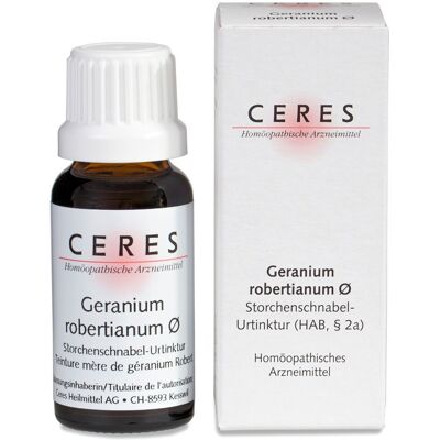 CERES Heilmittel GmbH Geranium robertianum Urtinktur - Homöopathisches Arzneimittel CERES Heilmittel GmbH Geranium robertianum Urtinktur - Homöopathisches Arzneimittel