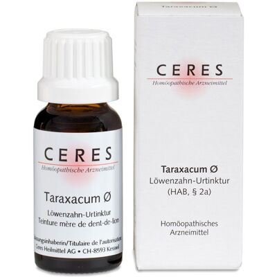 CERES Taraxacum Urtinktur 20 ml - Homöopathisches Mittel CERES Taraxacum Urtinktur 20 ml - Homöopathisches Mittel